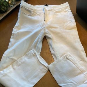 Ann Taylor factory white stretch jeans